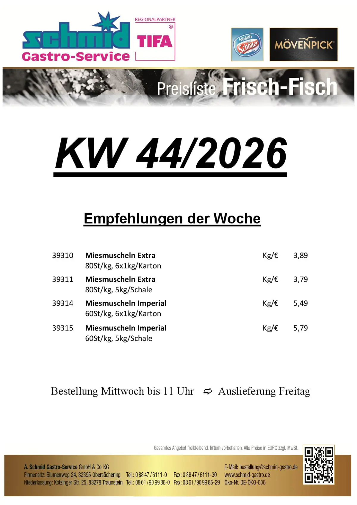 Frisch-Fisch KW 44/2026